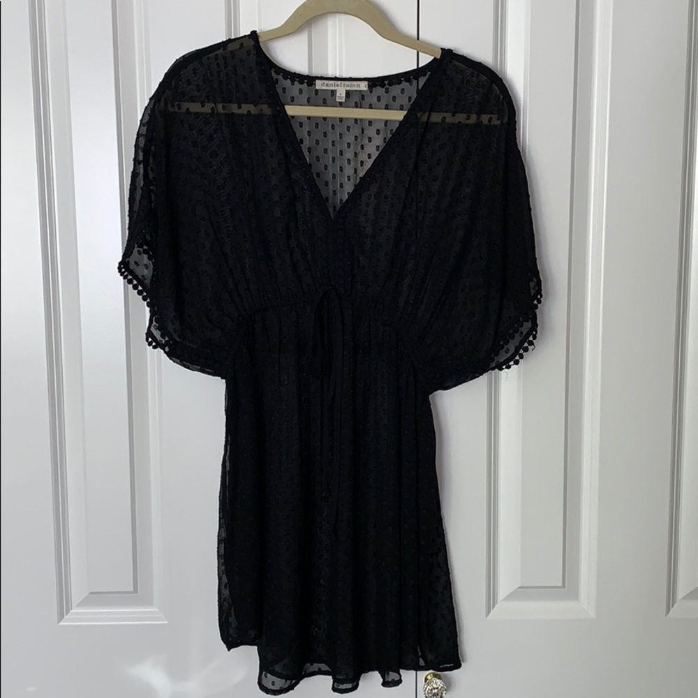 BLACK CHIFFON DRESS